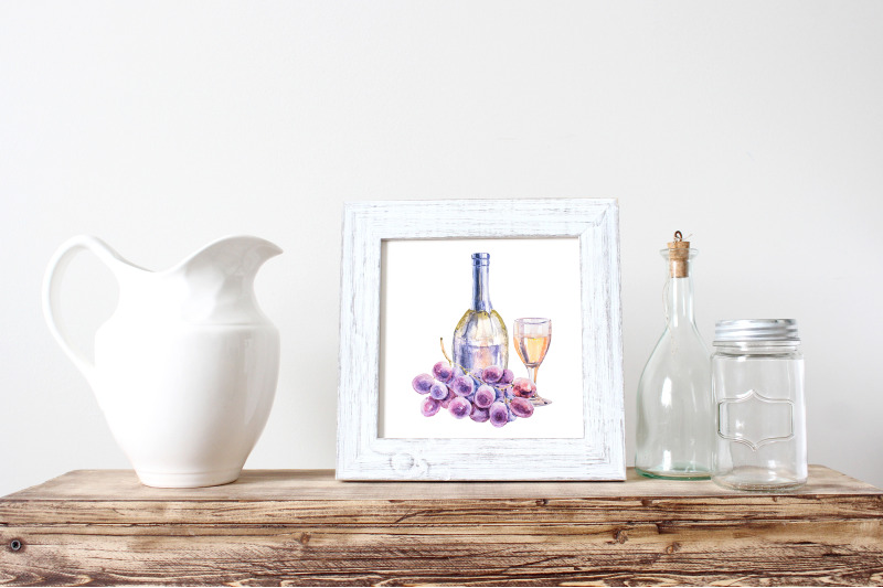 watercolor-vine-bottle-wine-grape-clipart-11-png-files