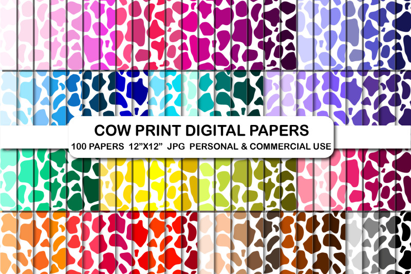 cow-animal-print-background-digital-papers-pattern-clipart