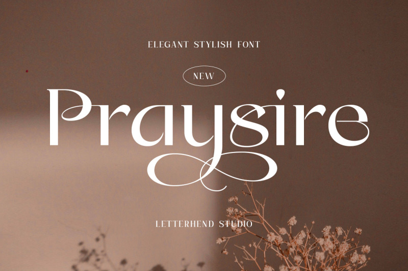 praysire-elegant-stylish-font