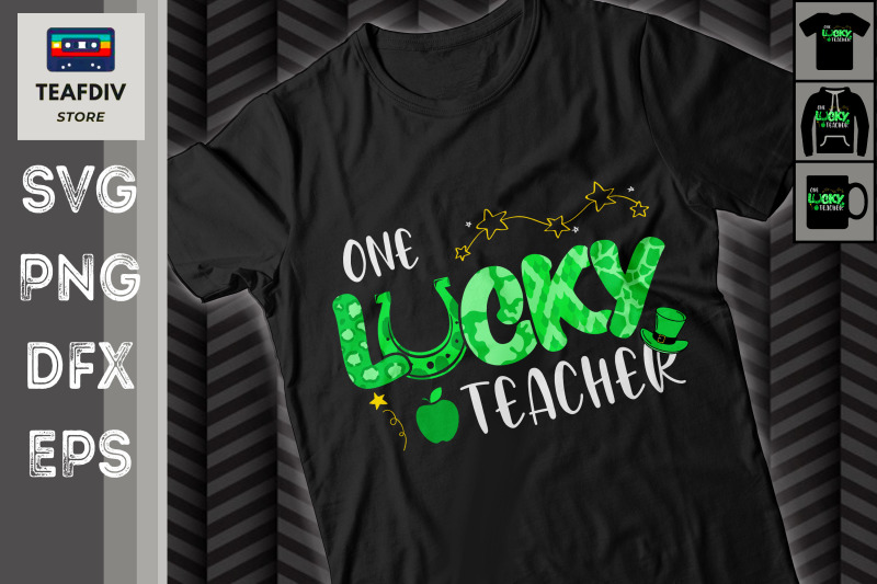 one-lucky-teacher-shamrock-stpatrick-day