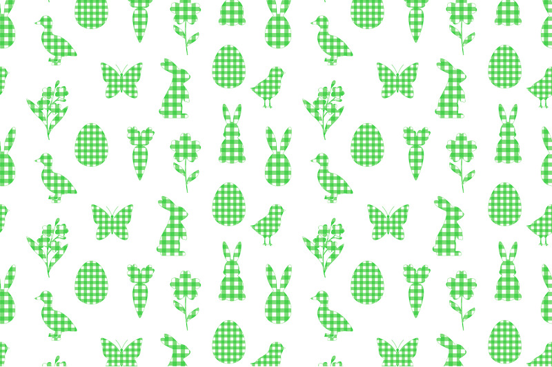 easter-buffalo-plaid-pattern-easter-bunny-cage-pattern