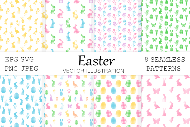 easter-buffalo-plaid-pattern-easter-bunny-cage-pattern