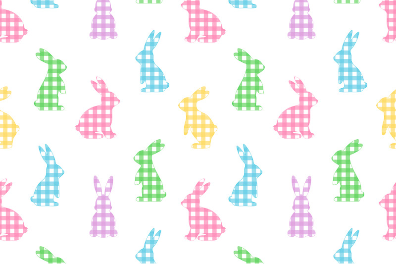 easter-buffalo-plaid-pattern-easter-bunny-cage-pattern