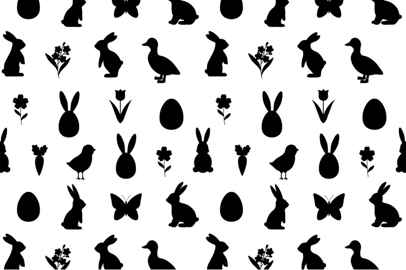 easter-silhouette-pattern-easter-bunny-silhouette-pattern