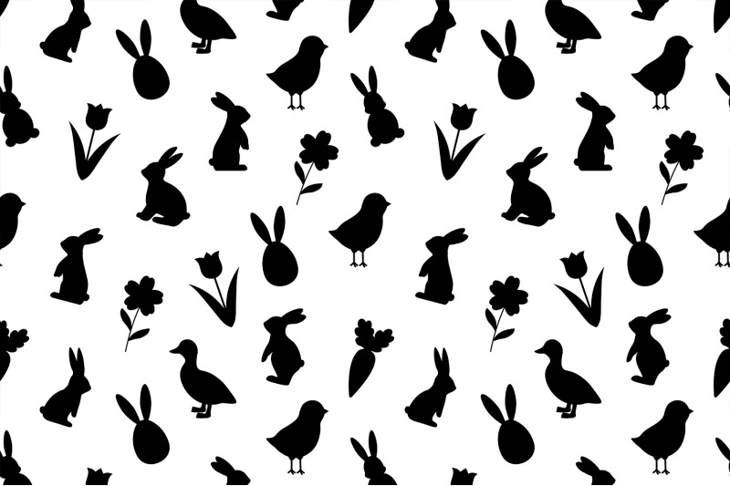 easter-silhouette-pattern-easter-bunny-silhouette-pattern