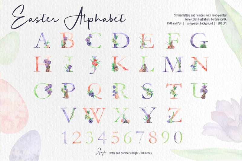 easter-alphabet-watercolor-clipart-stylized-letters-and-numbers