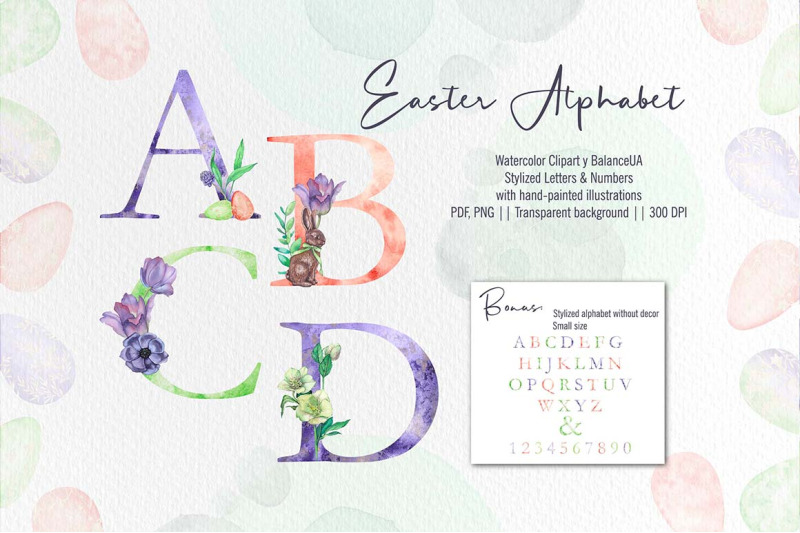 easter-alphabet-watercolor-clipart-stylized-letters-and-numbers