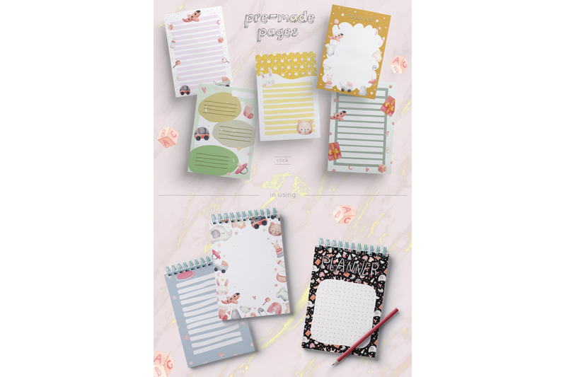 baby-clipart-and-scrapbooking-set
