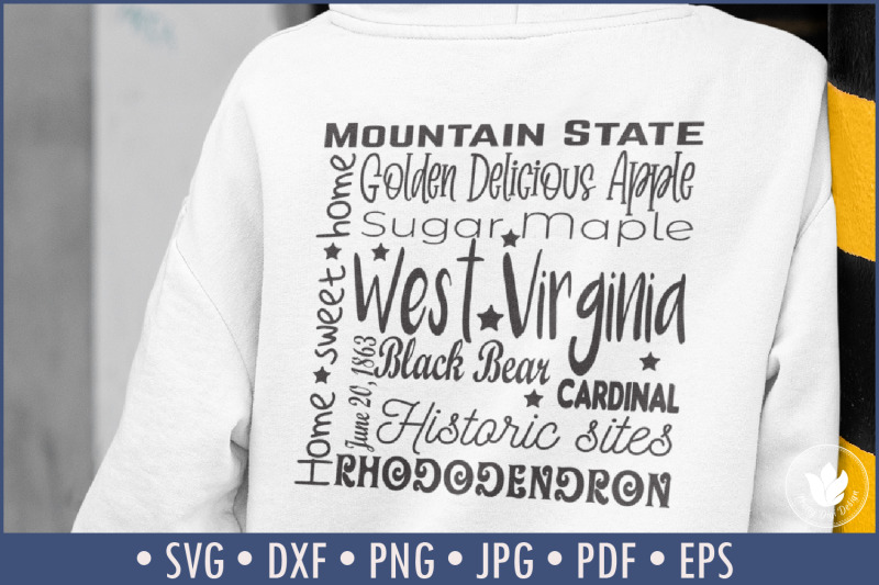 state-of-west-virginia-cut-file-square-typography