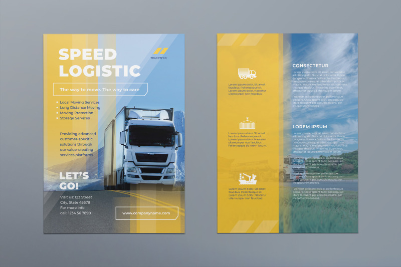trucking-logistics-flyer-template
