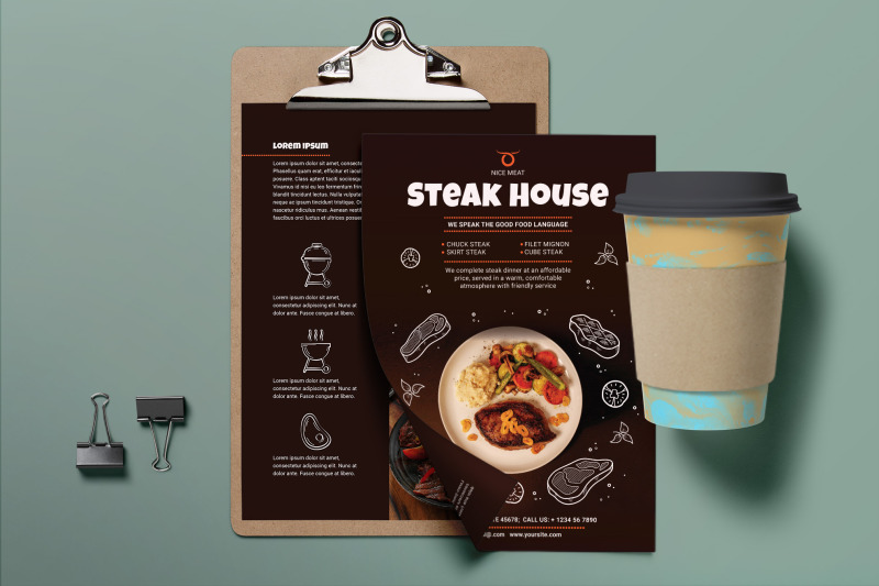 steak-house-flyer
