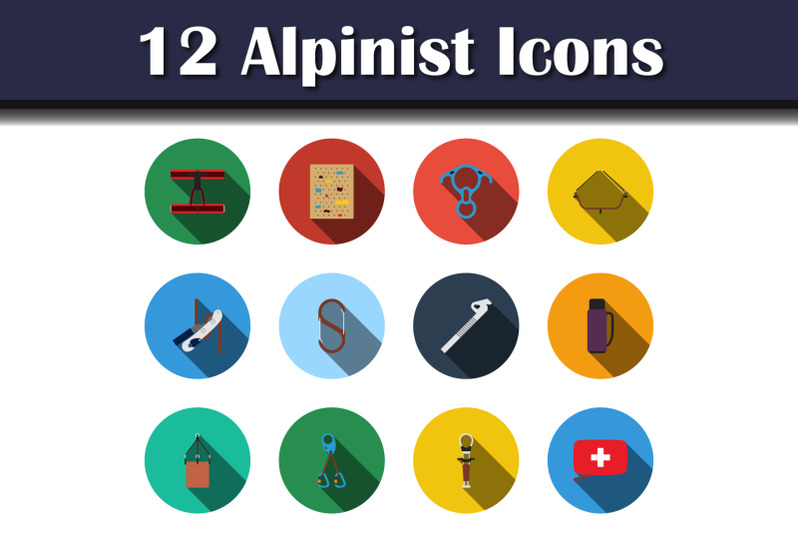 alpinist-icon-set