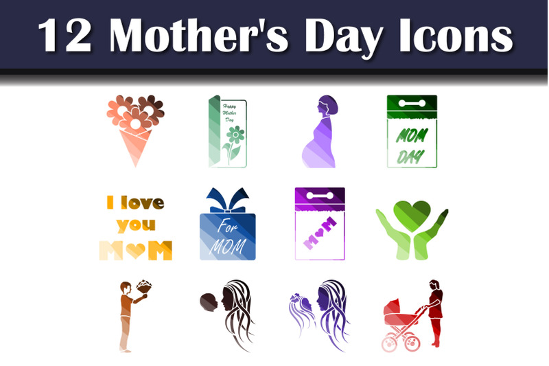 mother-039-s-day-icon-set