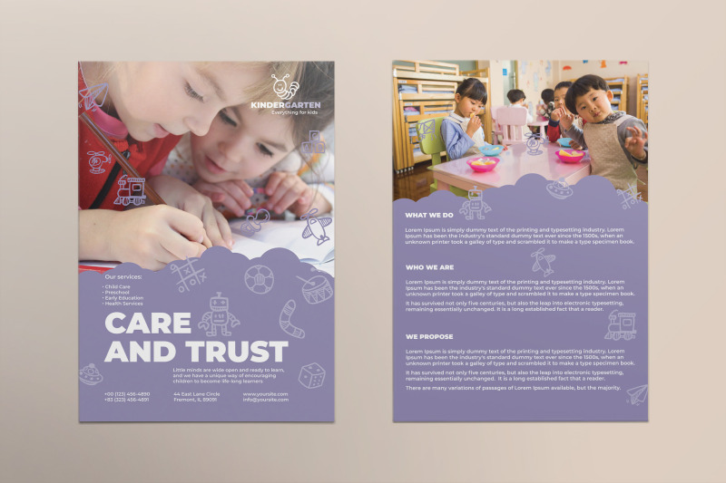 kindergarten-flyer-template