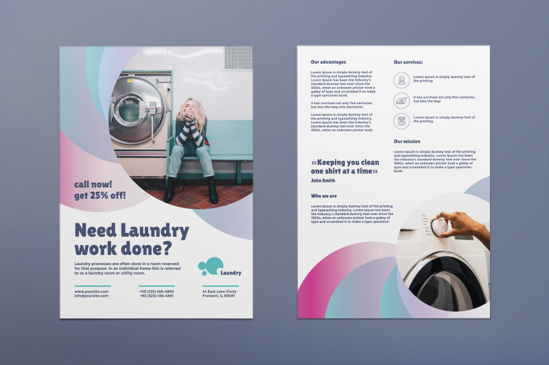 laundry-flyer-template