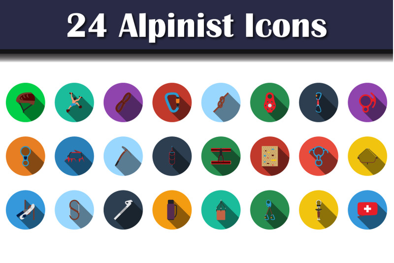 alpinist-icon-set