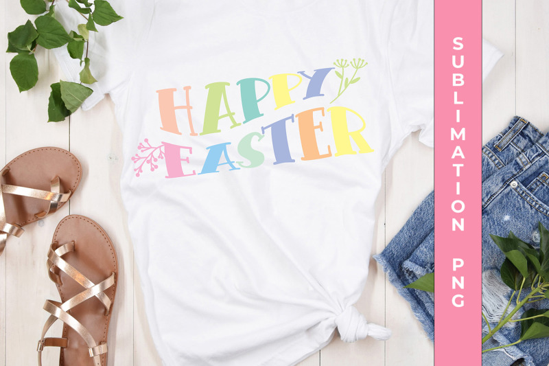 colourful-easter-wish-quote-sublimation-png