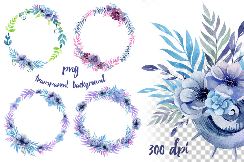 flower-arrangements-15-items-transparent-background-300-dpi