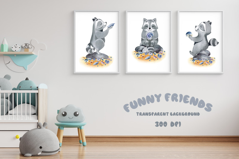 funny-friends-23-items-transparent-background-300-dpi