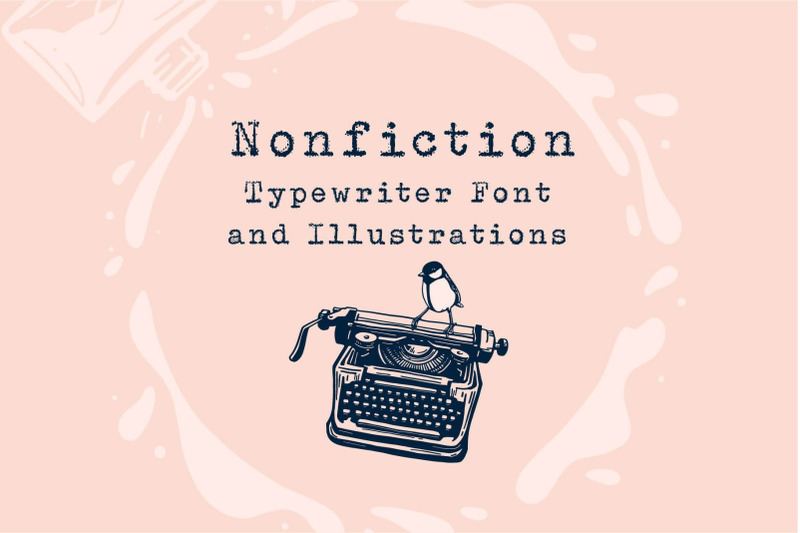 nonfiction-typewriter-font-amp-amp-extras