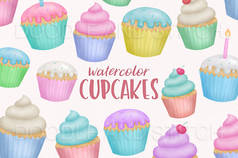 watercolor-cupcakes-clipart
