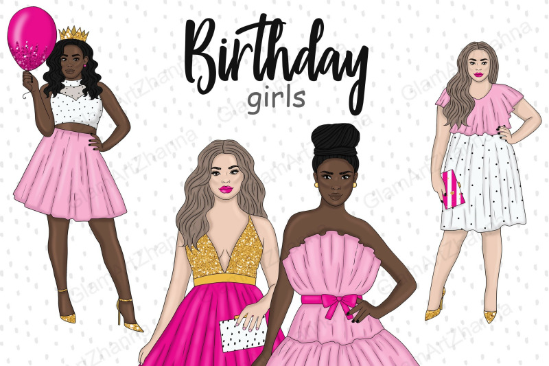 birthday-girls-clipart