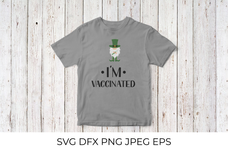 i-039-m-vaccinated-lettering-and-cute-cartoon-gnome-leprechaun