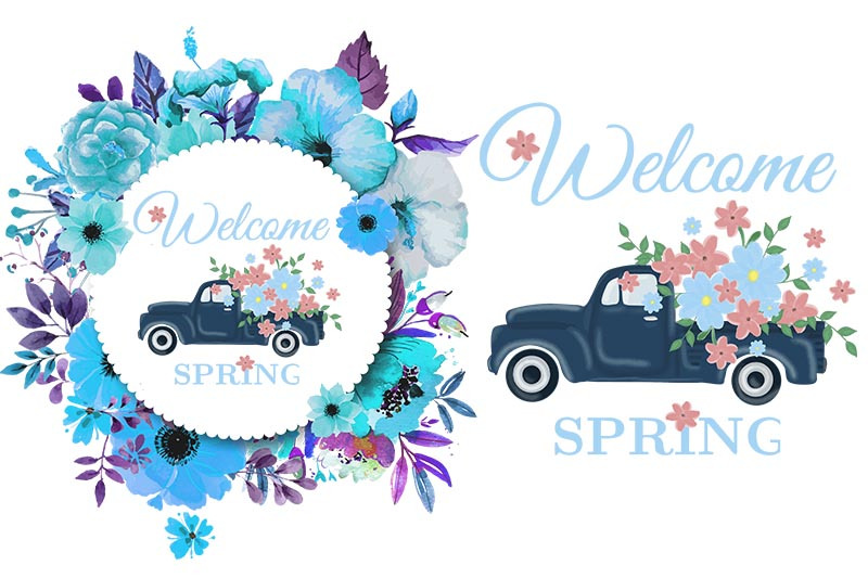 spring-bundle-welcome-spring-hello-spring-flower-frames
