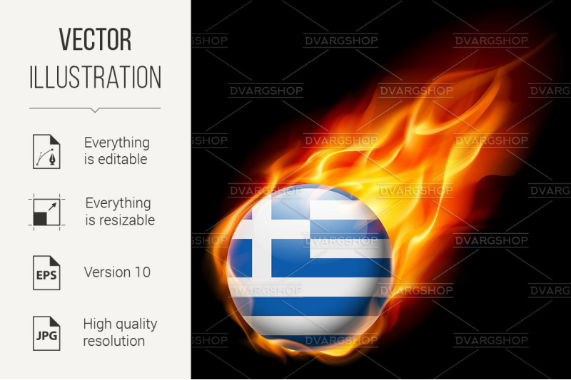 round-glossy-icon-of-greece