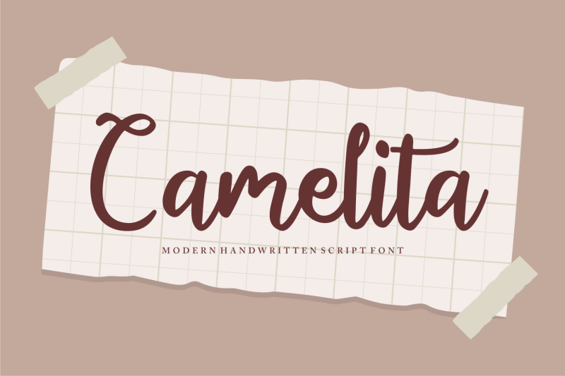 camelita-handwritten-font