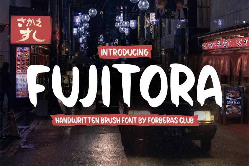 fujitora-handwritten-font