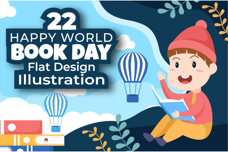 22-world-book-day-flat-illustration