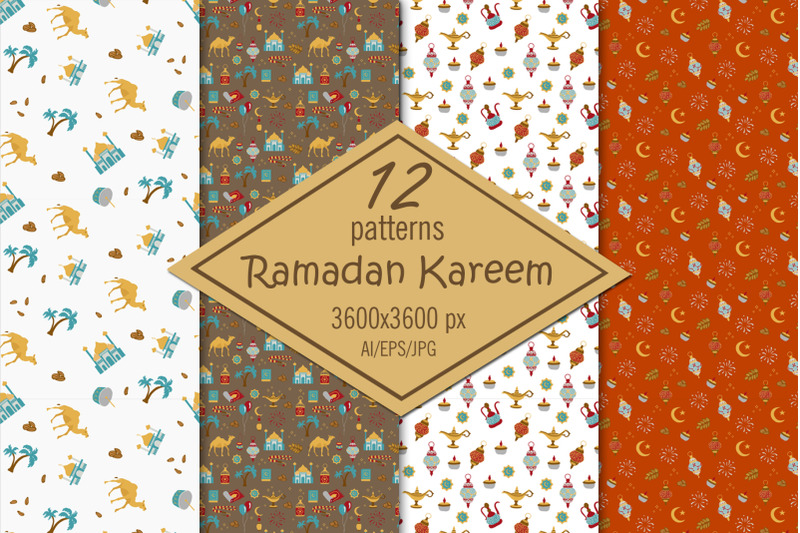 ramadan-kareem-digital-paper-seamless-patterns