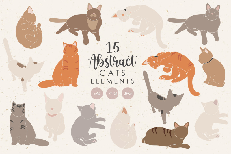 cats-clipart-baby-cats-elements-animals-clip-art