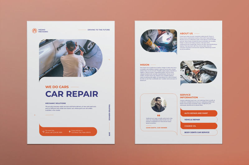 car-repair-flyer-template