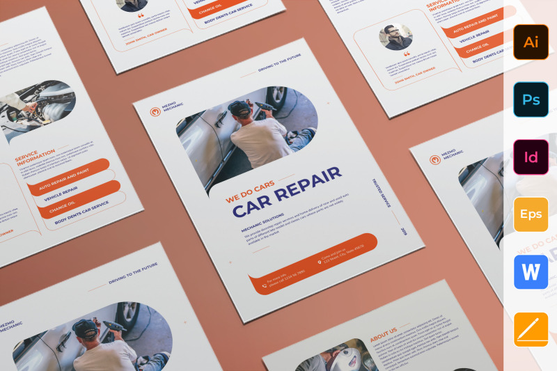 car-repair-flyer-template