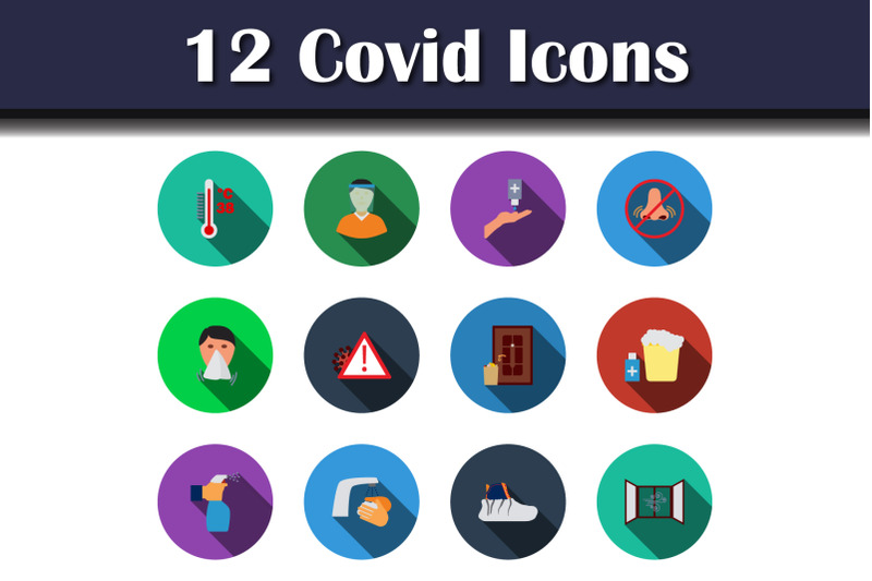 covid-icon-set