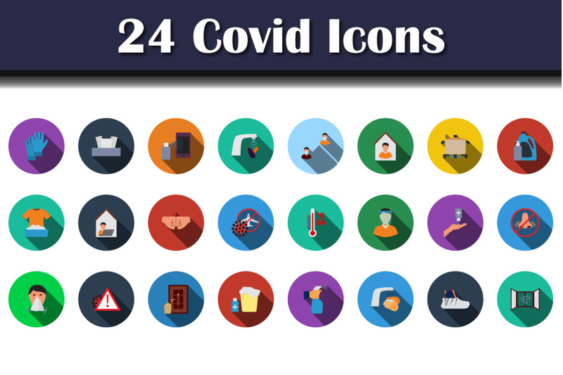 covid-icon-set