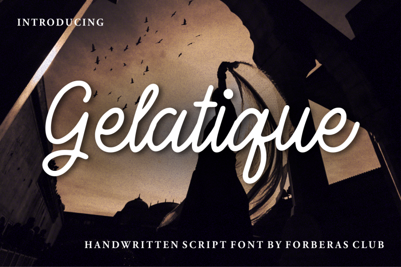 gelatique-handwritten-font