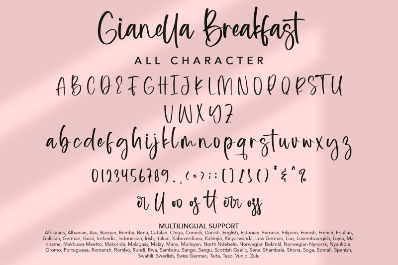 gianella-breakfast-beauty-handwritten-font