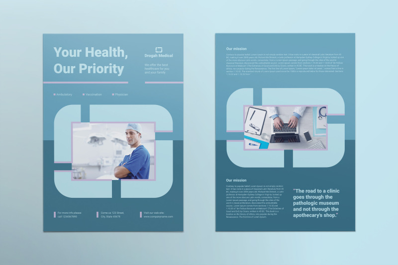 clinic-flyer-template