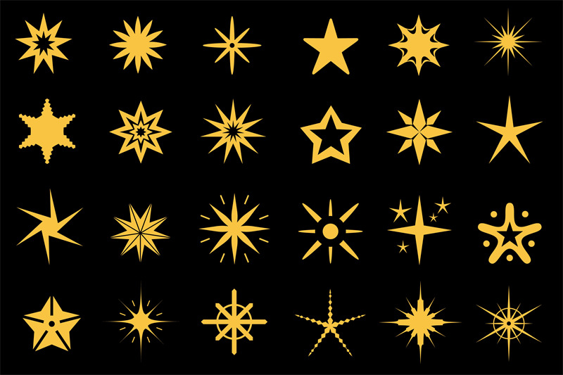 flat-stars-sparkles-flashes-and-bursts-icon-for-games-geometric-sta