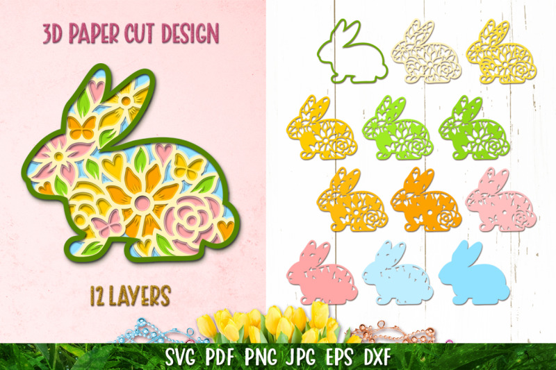 easter-bunny-svg-3d-bunny-easter-bunny-cut-file-flower-bunny