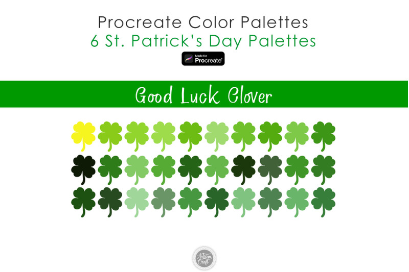 st-patrick-039-s-day-color-palette-for-procreate-irish-colors