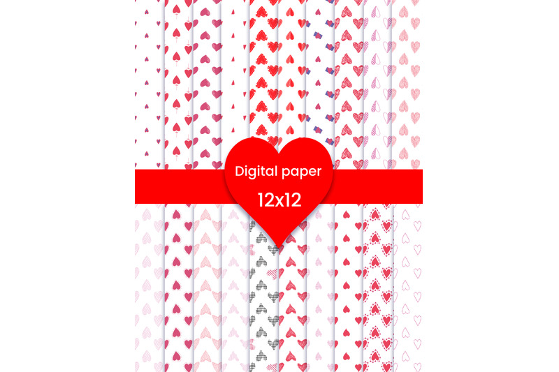 valentines-digital-paper-set