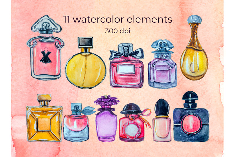 perfume-watercolor-hand-painted-clipart-fashion-clipart