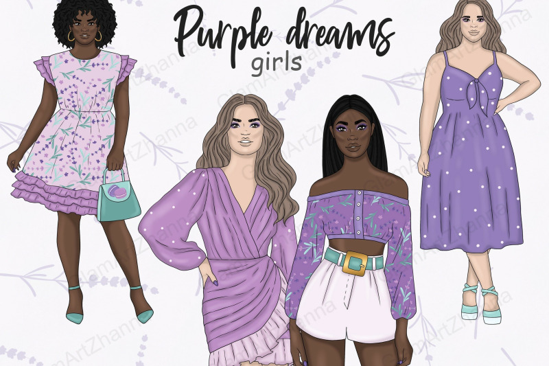 purple-dreams-girls-clipart