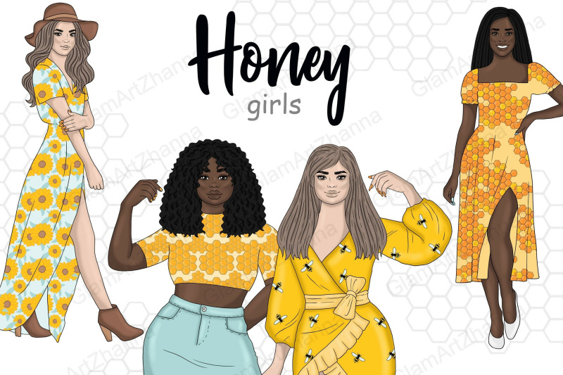 honey-girls-clipart