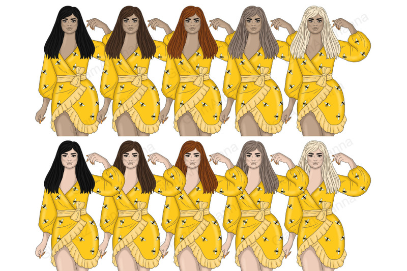 honey-girls-clipart