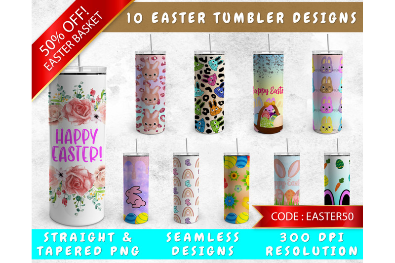 easter-tumbler-sublimation-designs-bundle-20-oz-skinny-tumbler-easter
